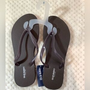 NWT Old Navy Brown Flip Flops Classic Summer Footwear